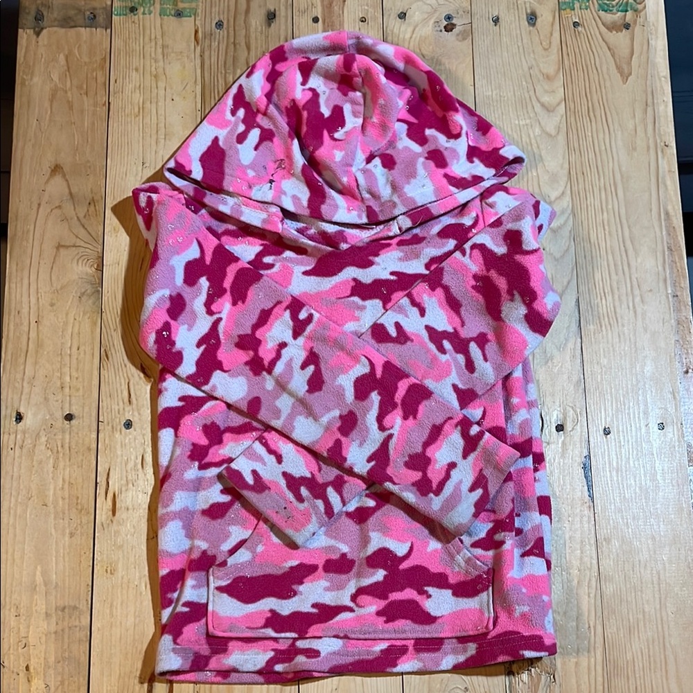Pink Camouflage Hoodie